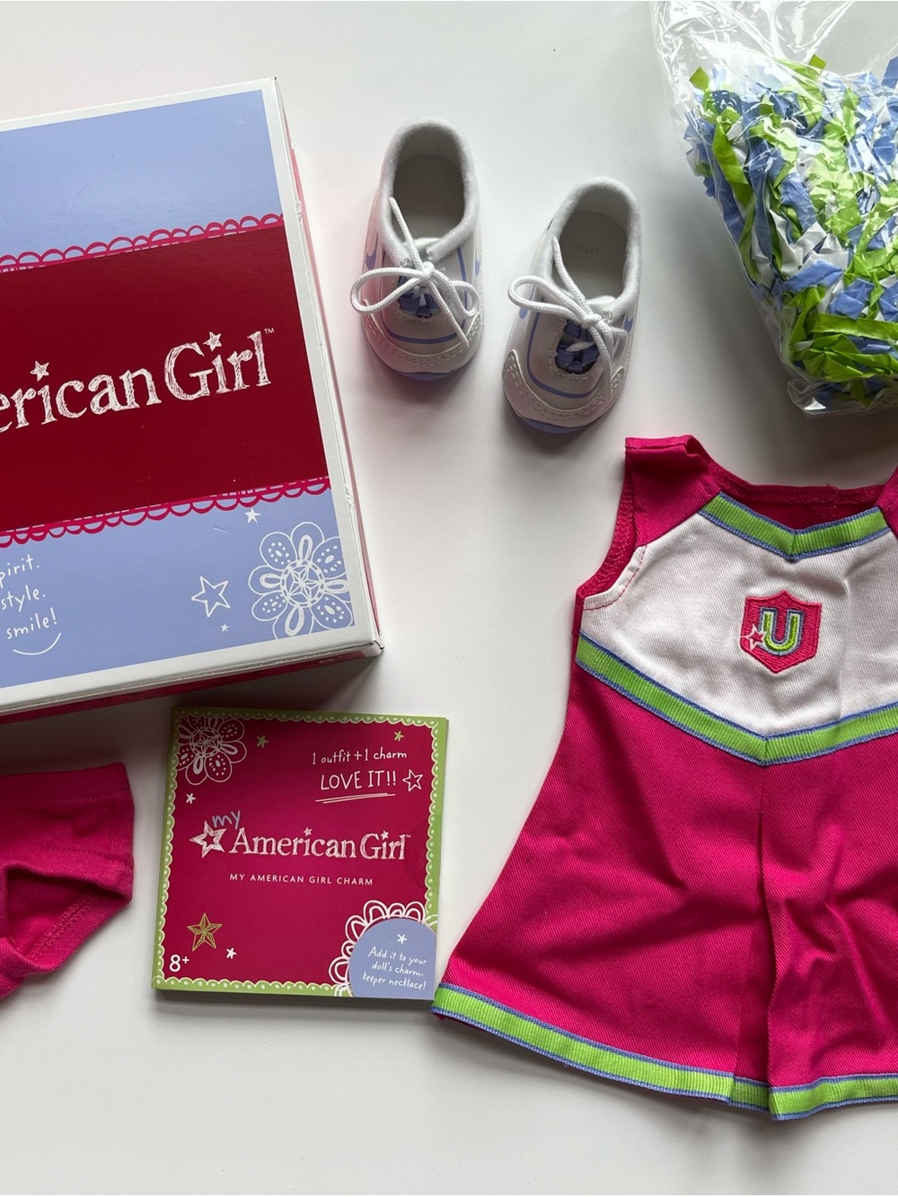 NIB American Girl Campus Cheer Gear Set Sealed